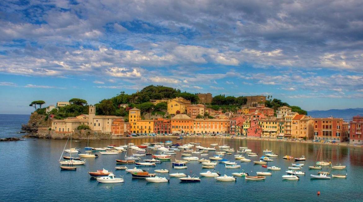 050 - Villa Genny Appartamento Lauro Sestri Levante Bagian luar foto